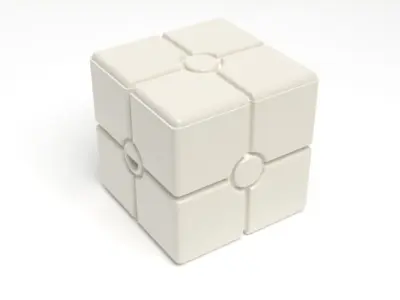 Star Wars white container crate 1-6 scale Hottoys  3D print model