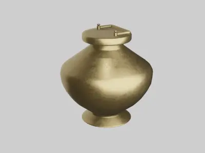 Brass Container Free 3D print model