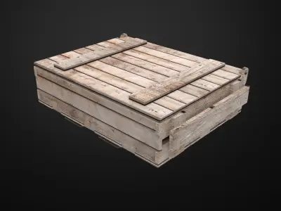 Military Box 3D model purchase