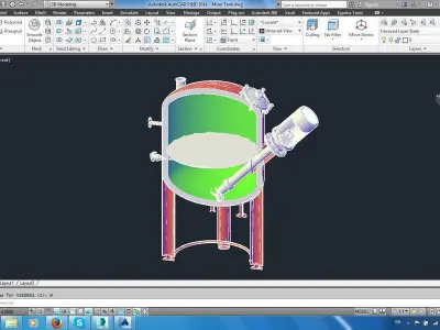Mixer Tank 1 Free 3D model