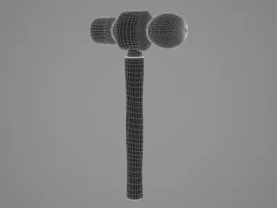 Ball Hammer Low-poly 3D model
