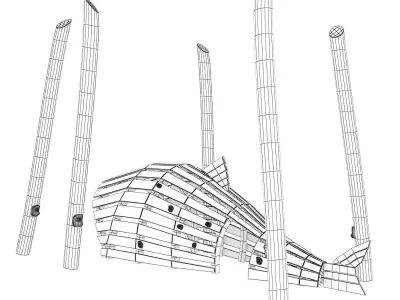 Children Playground Fish 3D model