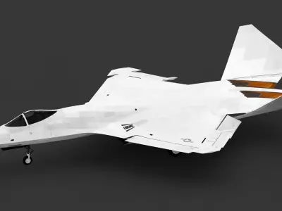 YF-23 Jade 3D model