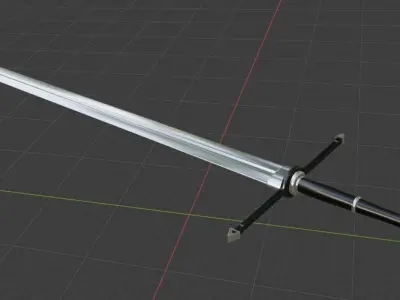 Great Sword Low-poly 3D model buy