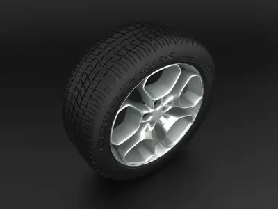 Huracan rims  Free 3D model