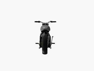 Classic Bobber Motorcycle 3D Model 3D print model