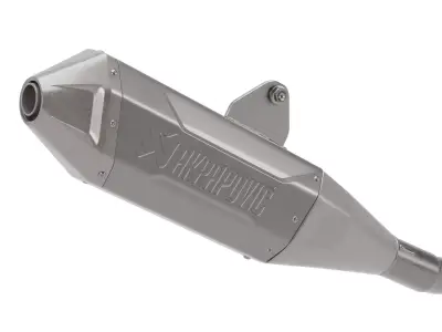 Dirtbike Akrapovic Exhaust 3D model