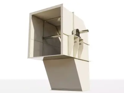 conveyor chute head 3D Model 3D model