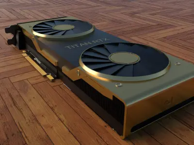 TITAN RTX 3D model