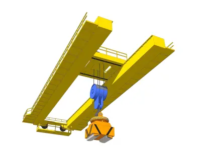 Overhead Crane 3D model purchase