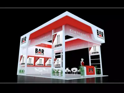 Exhibition - Area - 9X6-3DMAX2009-072 3D model