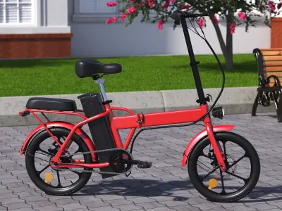 Electric Bikes Collection 3D model