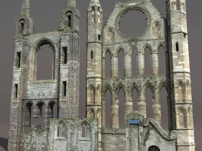Castle Ruin Pack Low poly 3d Model 2 Low-poly 3D model