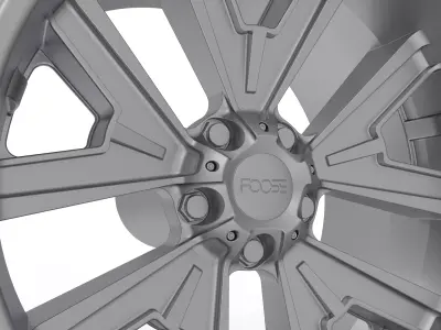 FOOSE FISHTAIL WHEEL 3D PRINT MODEL 3D print model