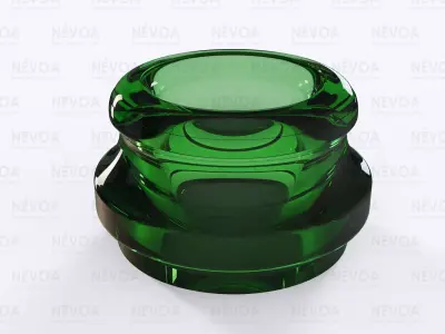 Glass finish - GME 13 05 - 01 - 29 mm - Spumante crown finish 3D model