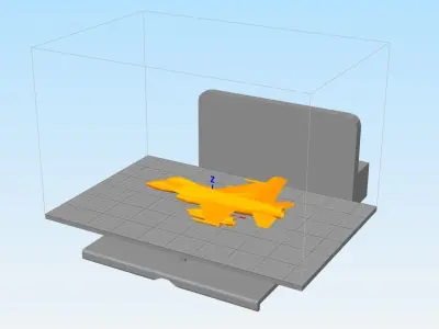 F16 FIGHTER JET 3D print model