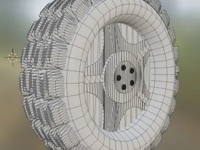 Wheel 3D 3D model