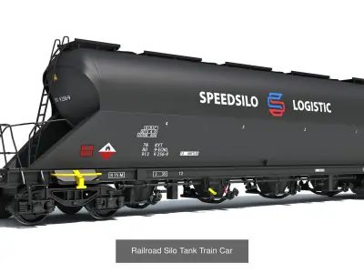 BNSF Freight Train 3D Model Pack