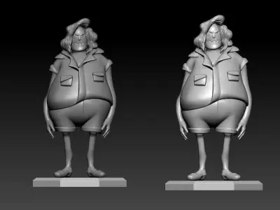 Rowing - Roger Pirates - One piece - Split part 3D print model
