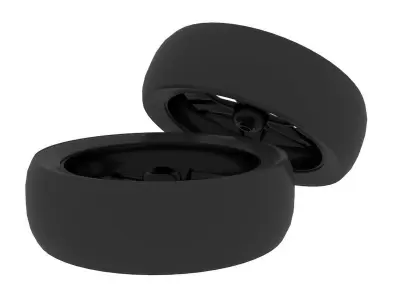 Motorcycle Wheel and Rim Free 3D model