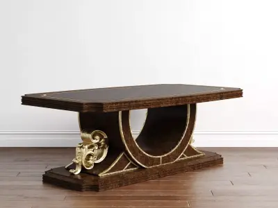 Calenas Art Deco Koltuk Takimi Coffee Table 3D model