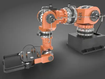 Hydra Mp Robotic Arm Manipulator 3D model