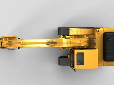 Excavator  RIGGED 3D model