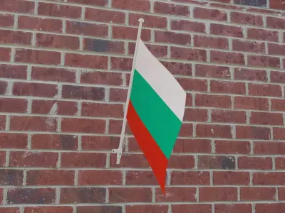 Flag of Bulgaria 3D model