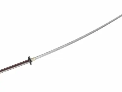 Odachi samurai sword 3D model