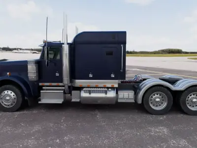 Peterbilt Semi Truck Classic 379 3D model