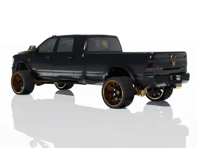 Dodge Ram 2500 Mega Cab Longhorn Lifted 3D model
