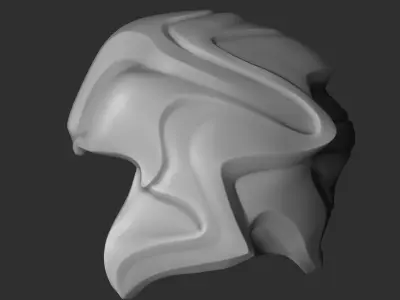 Fantasy Medieval Helmets  3D model