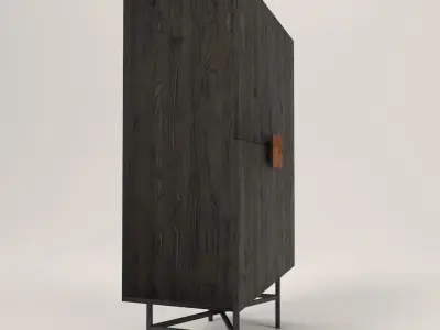 Notto cabinet Low-poly 3D model