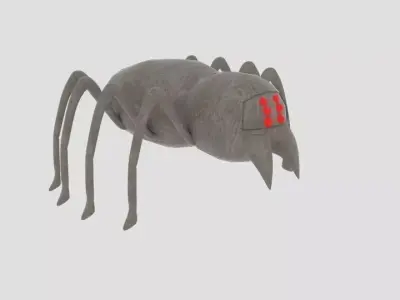 Monster Spider Crawl  Low-poly 3D model