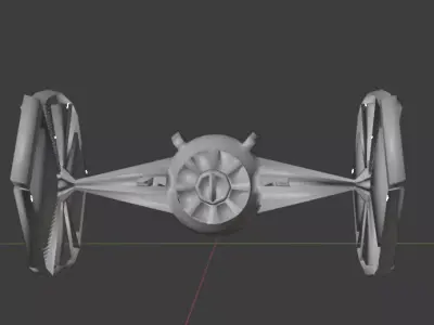 star wars air force Low-poly 3D model