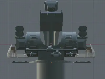 Russian Pantsir-M CIWS 3D model