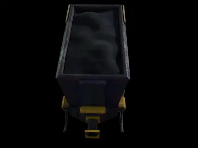 Train vehicle 3D model