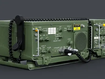 Radio System ANVRC-47 3D model