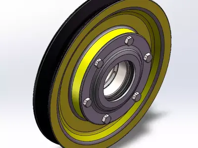  pulley 3D model