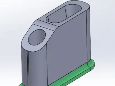 penholder-01 pen and pencil holder Free 3D print model
