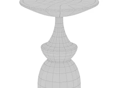 CYPRESS ACCENT TABLE by bakerfurniture 3D model