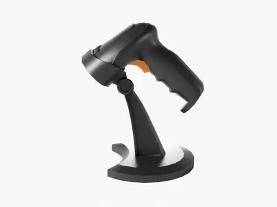 Barcode Scanner Low-poly 3D model purchase
