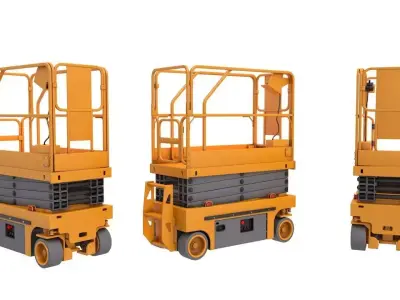 Scissor Lift 3D model get