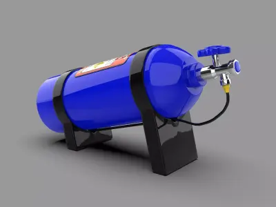 NOS Nitrous Oxide System 3D model