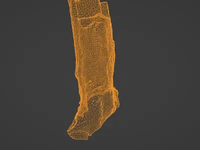 Tree Stump 4k -Part 11- Free low-poly 3D model