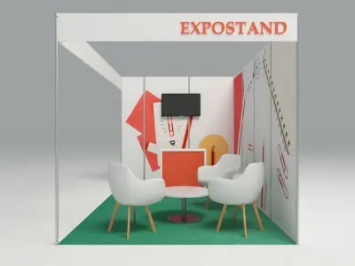 Exhibition Stand Octanorm  3D model