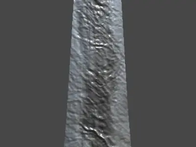 spear1 sword Low-poly 3D model