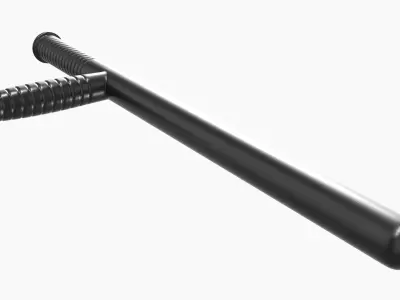 Tonfa plastic 3D model