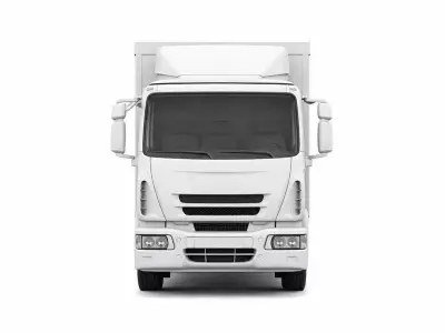 Professional Medium Duty Delivery Truck 3D model