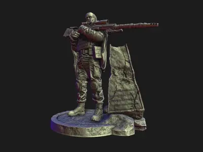 Knight of Ukraine 3D print model